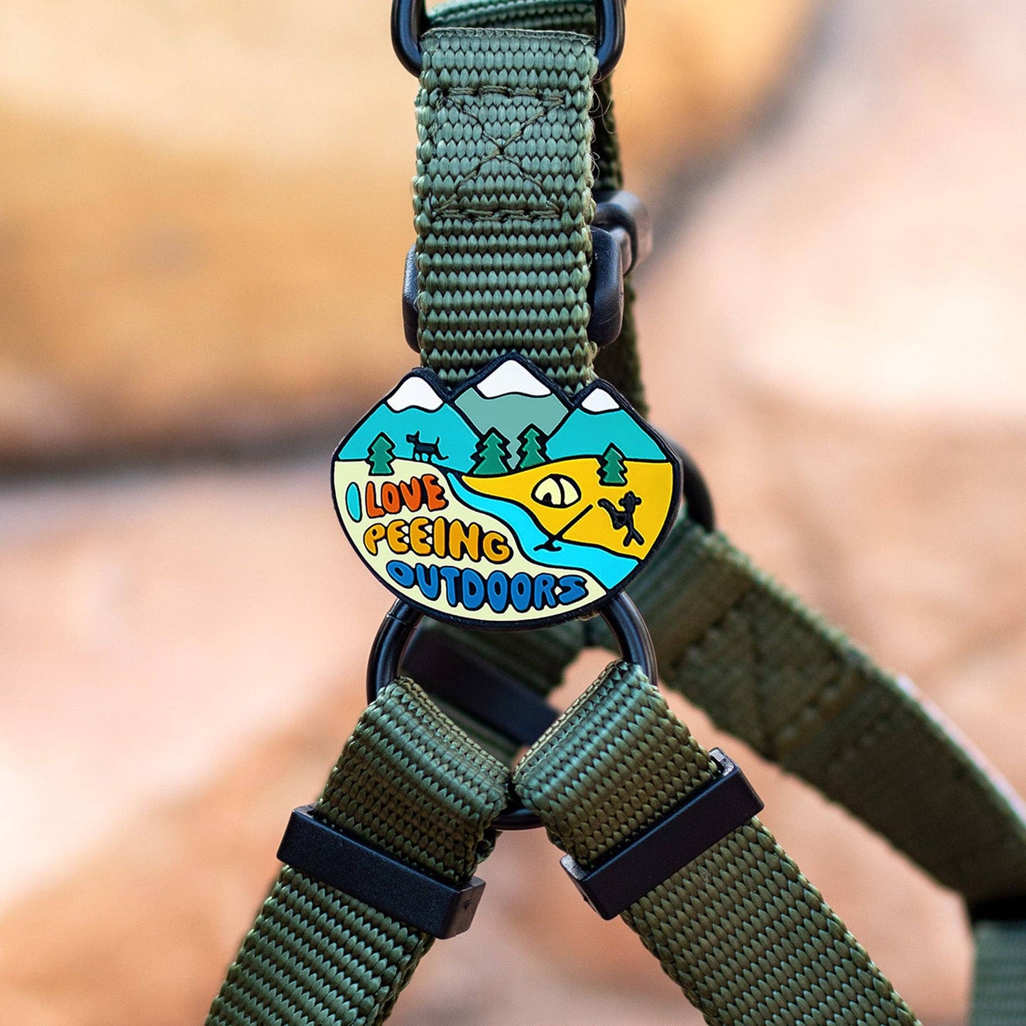 Outdoors Dog Badge